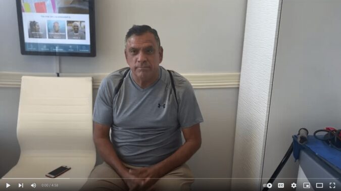 Leg Pain Treatment Patient Testimonial 9_2023 - San Diego Varicose Vein Treatment Center (spanish)